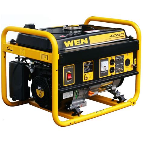 wen  watt gasoline powered portable generator   home depot