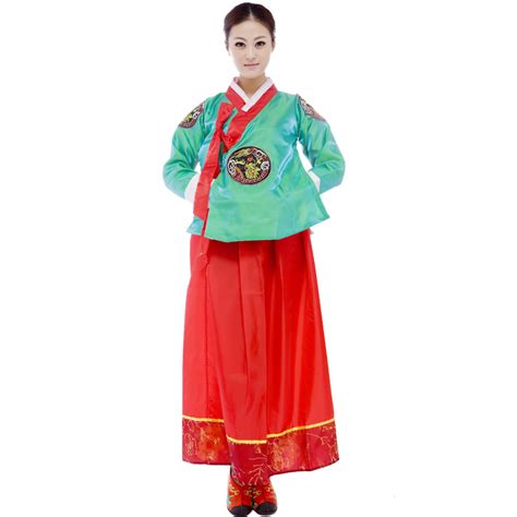 2022 traditional hanbok costume women korean folk stage dance style