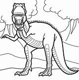 Coloring Pages Trex Kids Rex Dinosaur Popular sketch template