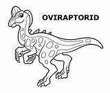 Oviraptor sketch template