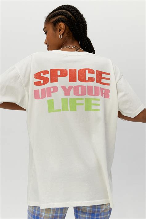 daydreamer spice girls spice up your life merch tee vintage white