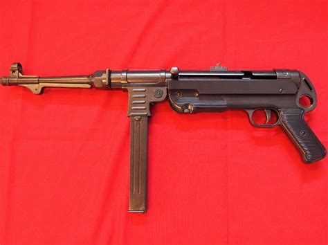 replica ww german mp semi automatic machine pistol gun  denix jb military antiques