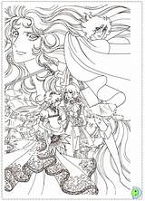 Lady Oscar Coloring Pages Dinokids Manga Colouring Close Print sketch template