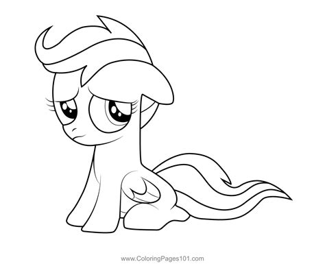 scootaloo   pony equestria girls coloring page  kids
