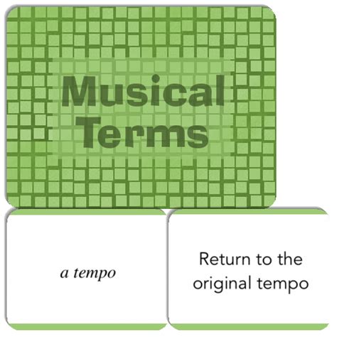 musical terms match  memory