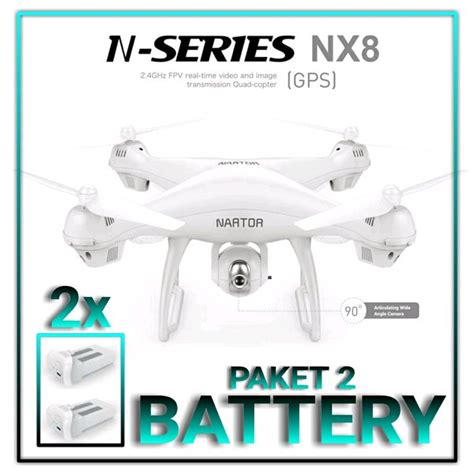 jual drone nartor nx drone gps termurah bisa angkat camera action cam isi  battery