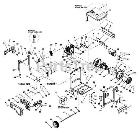 wiring diagram  kw generac generator