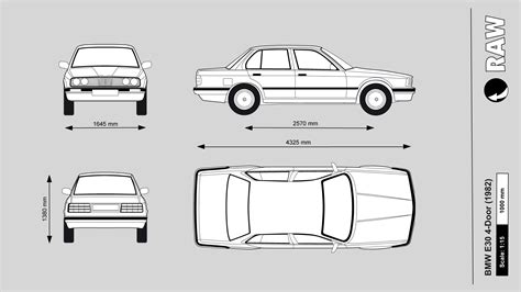 bmw  sedan    vector blueprints svg  high resolution
