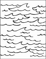 Waves sketch template