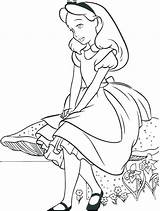 Alice Wonderland Coloring Pages Burton Tim Disney Colouring Printable Dance Books Getdrawings Kids Drawings Sitting Sheets Anycoloring Sheet sketch template