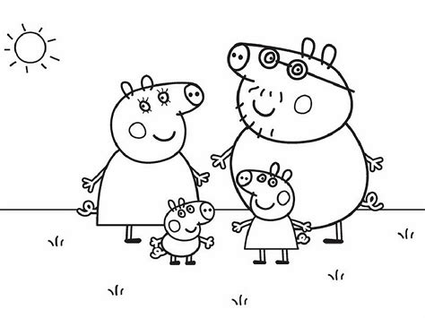 peppa pig coloring pages usable educative printable