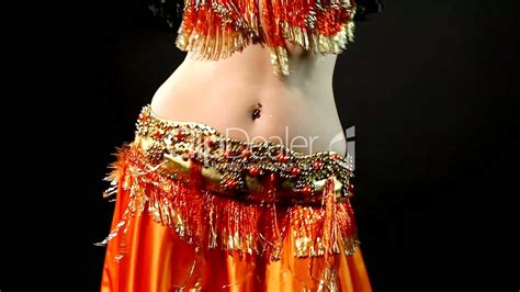 Arabic Belly Dance Traditional Red Costume Royalty Free