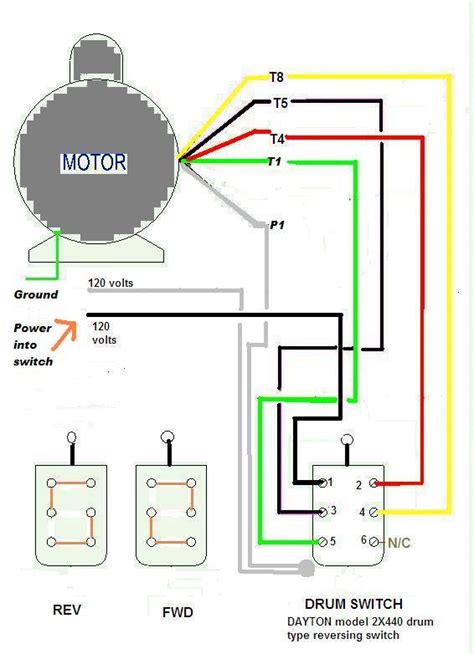 dayton reversible motor wiring diagram wiring diagram