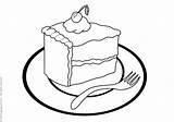 Pastries Cakes Coloring Pages Print sketch template