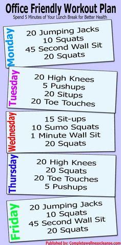 fun fitness printable      guide   daily