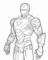 Coloring Ironman Pages Online Print sketch template