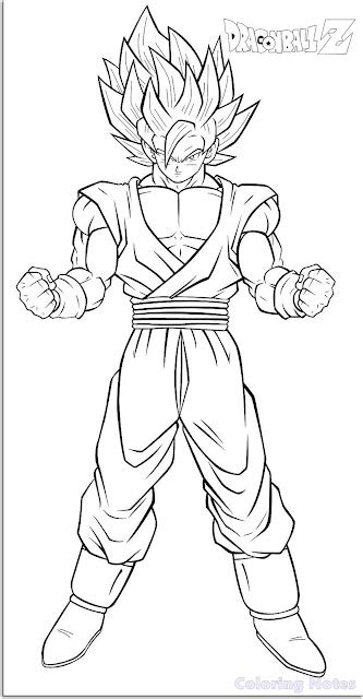 dragon ball  coloring pages printable  kids coloring