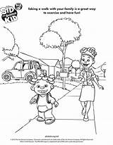 Coloring Kid Science Sid Pages Exercise Preschoolers Tv Cartoons Printable Show Print Getcolorings Color sketch template