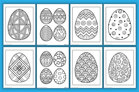 egg cutout pattern