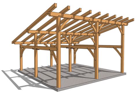 shed roof plan timber frame hq