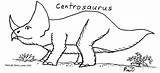 Coloring Centrosaurus Ceratopsian Robin Pages Great sketch template