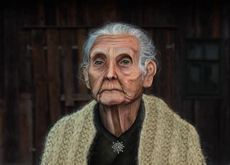 3d old woman on behance