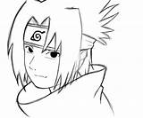 Saske Sasuke Uchiha Naruto Color Coloring Draw Pages Characters Wallpaper Dari Disimpan Deviantart sketch template