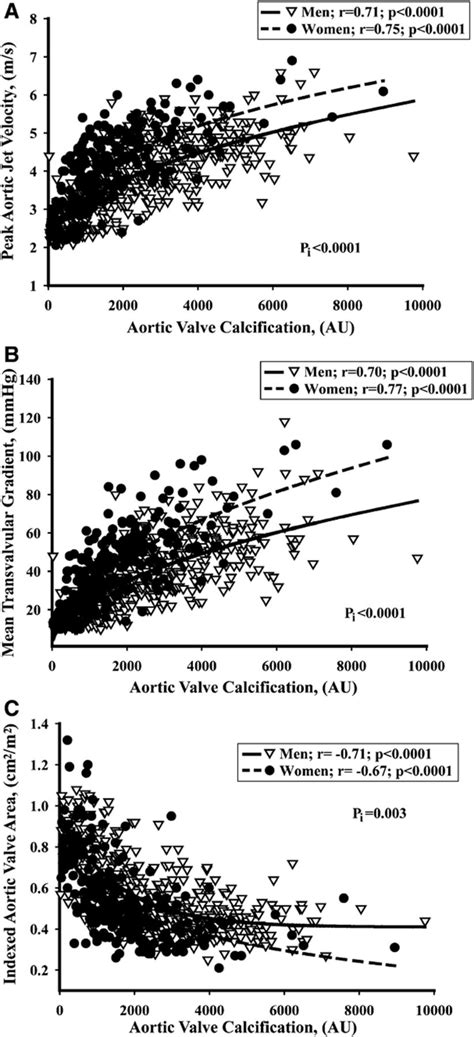 Sex Differences In Aortic Valve Calcification Measured By Multidetector