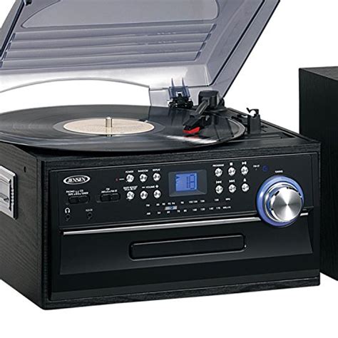 jensen  speed stereo turntable  cd system cassette  amfm stereo radio