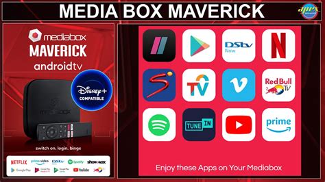 mediabox maverick  android tv box netflix  google certified disney dstv  showmax