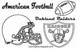 Raiders Football Oakland Cardinals Raider Angeles Area sketch template