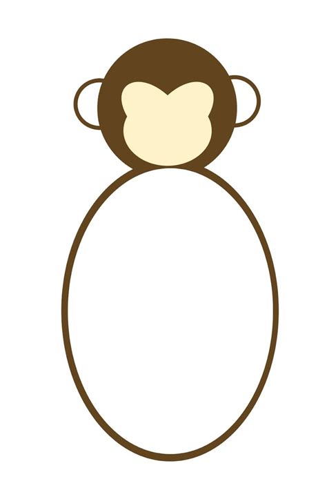 monkey template monkey template baby party boy shower
