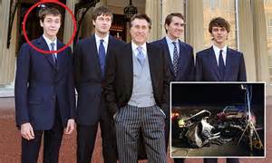 bryan ferry s son merlin fights for life after car crash daily mail online