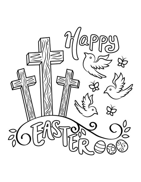 printable christian easter coloring pages  printable templates