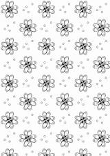 Floral Paper Scrapbooking Digital Printable Pattern A4 Coloring Freebie Lilac Blossoms sketch template