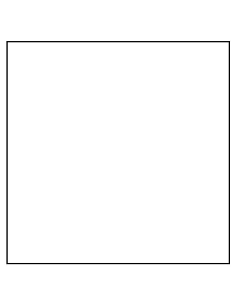 blank square template
