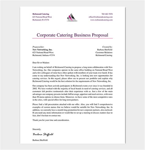 catering proposal template  docs  word