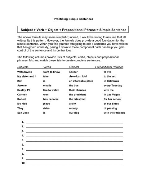 printable preposition worksheets  grade worksheetocom