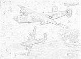 Coloring Pages Bombers War Ii Filminspector sketch template