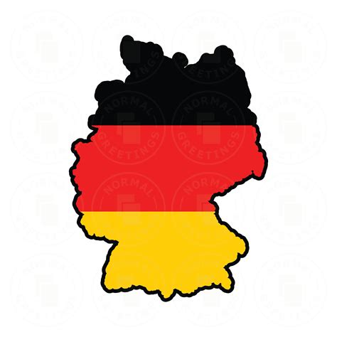 deutschland landkarte deutschland umriss deutsche flagge etsy