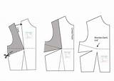 Dart Manipulation Letslearntosew Underarm Pivot Spread Dimensional Three Garment Evenly Suppression Achieved sketch template