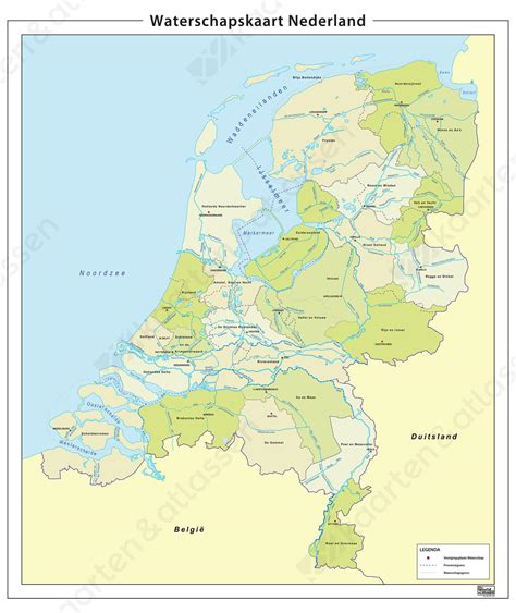 digitale waterschapskaart van nederland  kaarten en atlassennl