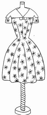 Dress Coloring Pages Adults Bobby Printable Pattern Clothing Sock Redwork Crafts Books Girls sketch template