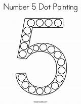 Dot Number Coloring Painting Kids Numbers Worksheets Preschool Noodle Twistynoodle Do Printable Pages Twisty Built California Usa Craft Choose Board sketch template