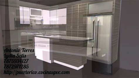 gabinetes de cocina en pvc puerto rico pvc kitchen cabinets youtube