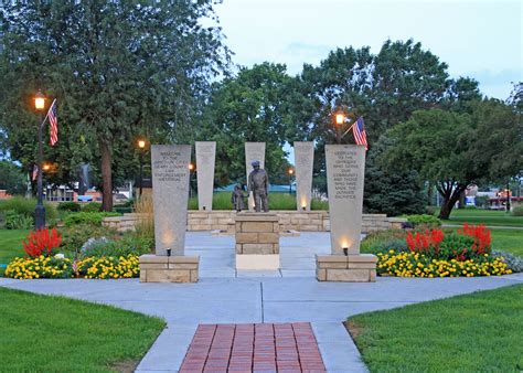 Junction City Geary County Law Enforcement Memorial In Heritage Park