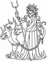 Hades Coloring Pages Greek Griechische Götter God Drawing Dieux Grecs Mythologie Tattoo Colorier Grec Imprimer Mythology Ausmalbilder Grecque Gods Dessin sketch template