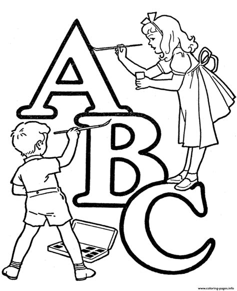 alphabet  printable abc coloring kidsf coloring pages printable