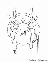 Freestencilgallery Spiders Moralis Carving sketch template