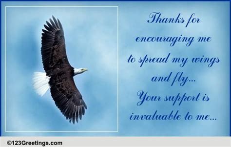 thanks for your support free inspirational ecards